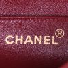 Chanel Vintage handbag in black chevron quilted leather - Detail D4 thumbnail
