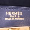 Borsa Hermes Kelly 32 cm in pelle box blu scuro - Detail D4 thumbnail