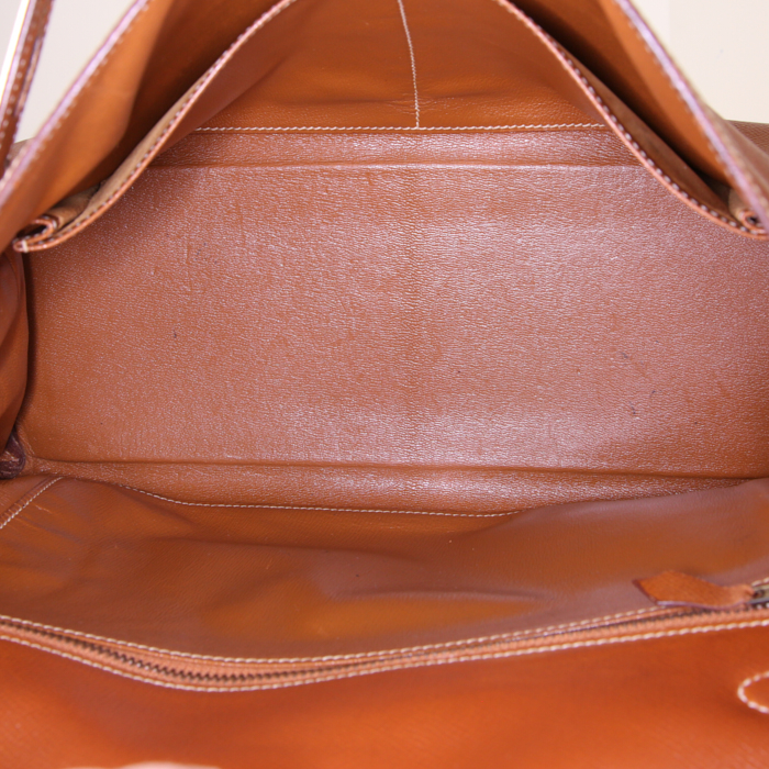 Borsa Hermes Kelly 32 cm in pelle Courchevel gold - Detail D3