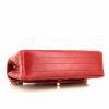 Chanel Vintage shoulder bag in red quilted leather - Detail D4 thumbnail