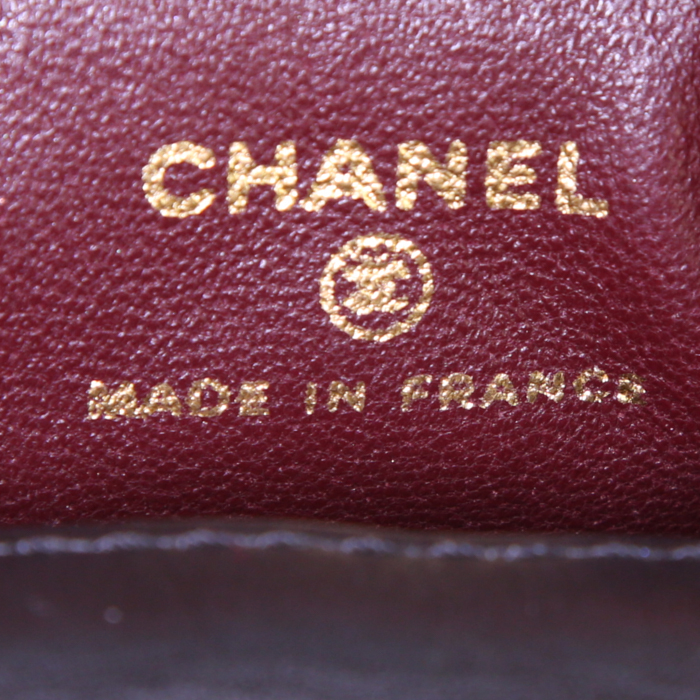 Borsa a tracolla Chanel Mini 2.55 Limited Edition Reissue in pelle trapuntata nera - Detail D3