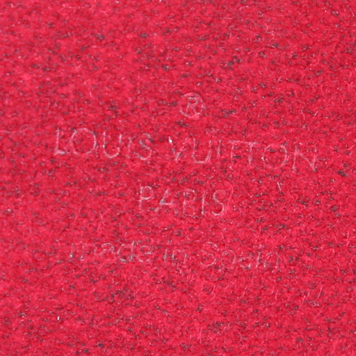 Bolso de mano Louis Vuitton Griet Mirage en lona Monogram marrón y cuero natural - Detail D3