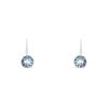 Dior Oui earrings in white gold,  aquamarine and diamonds - 00pp thumbnail