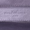 Balenciaga Papier A4 mini handbag in grey leather - Detail D4 thumbnail