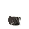 Bolso bandolera Givenchy Obsedia en cuero granulado negro - 00pp thumbnail