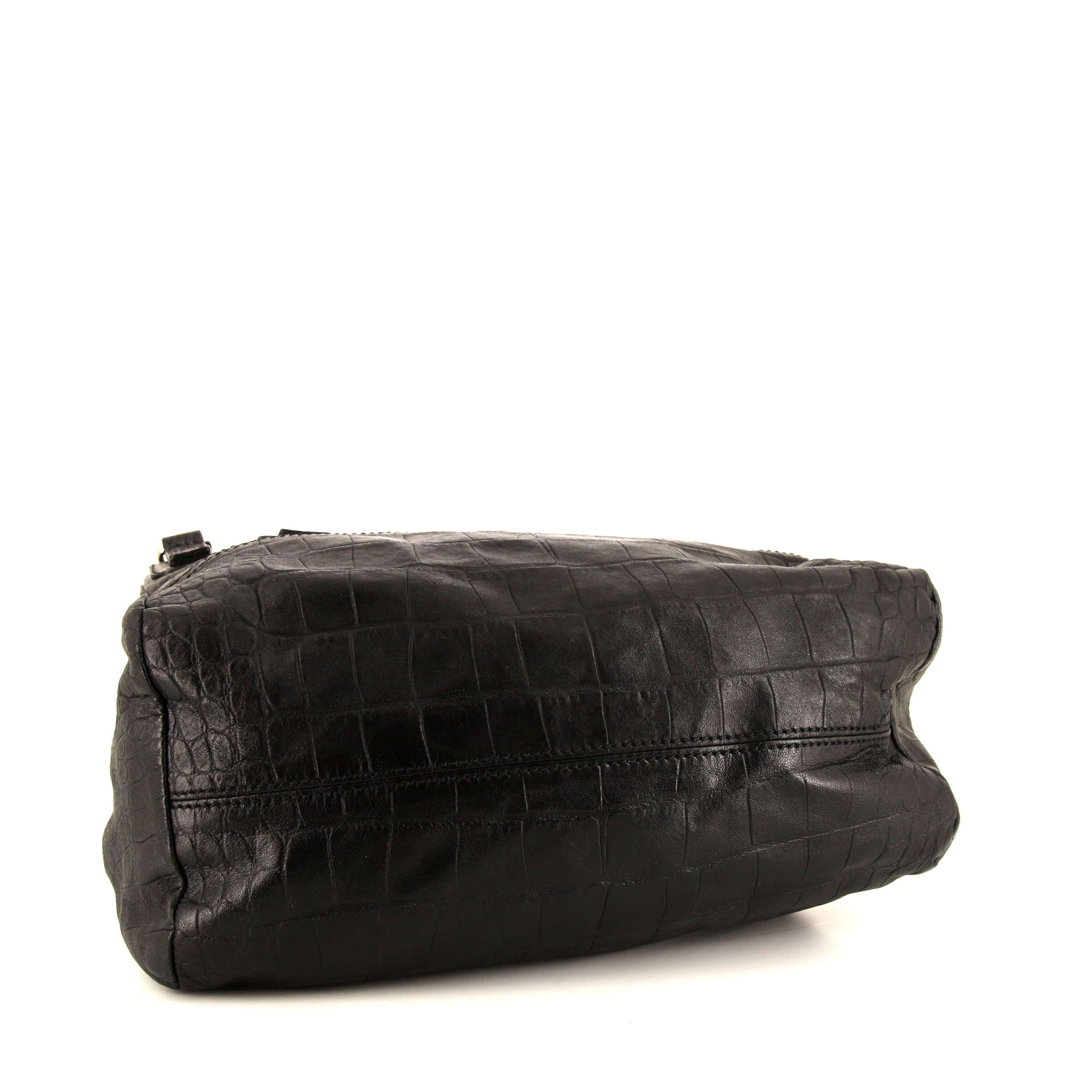 Givenchy Pandora medium model shoulder bag in black leather - Detail D5