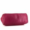 Bolso de mano Fendi Selleria en cuero granulado rosa - Detail D4 thumbnail