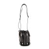 Saint Laurent Talitha mini shoulder bag in black leather - 360 thumbnail