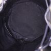 Sac bandoulière Saint Laurent Talitha mini en cuir noir - Detail D2 thumbnail