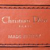 Borsa a tracolla Dior Mini Lady Dior in pelle cannage arancione con decoro di borchie - Detail D4 thumbnail