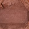 Dior Lady Dior large model shopping bag in brown leather - Detail D3 thumbnail
