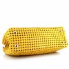 Bolso de mano Fendi Peekaboo en cuero trenzado amarillo - Detail D5 thumbnail