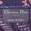 Sac cabas Dior Book Tote en toile rose noire et blanche - Detail D3 thumbnail