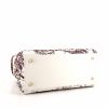 Dior Lady Dior medium model handbag in white leather - Detail D5 thumbnail