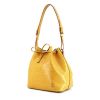 Louis Vuitton petit Noé shopping bag in yellow epi leather - 00pp thumbnail