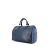 Bolso de mano Louis Vuitton Speedy 30 en cuero Epi azul - 00pp thumbnail