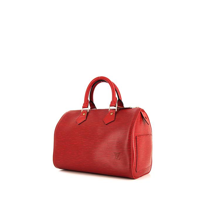 Louis Vuitton Red Epi Leather SPEEDY 25 Bag