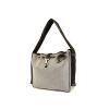 Gucci Gucci Vintage handbag in beige and black canvas and black leather - 00pp thumbnail