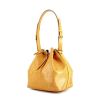 Louis Vuitton petit Noé small model shopping bag in yellow epi leather - 00pp thumbnail