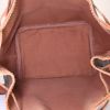 Shopping bag Louis Vuitton petit Noé in tela monogram marrone e pelle naturale - Detail D2 thumbnail