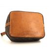 Louis Vuitton petit Noé shopping bag in brown monogram canvas and natural leather - Detail D4 thumbnail