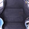 Louis Vuitton petit Noé shopping bag in blue epi leather and black leather - Detail D2 thumbnail