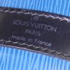 Shopping bag Louis Vuitton petit Noé in pelle Epi blu e pelle nera - Detail D3 thumbnail