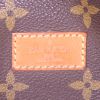 Bolso bandolera Louis Vuitton Saumur modelo pequeño en lona Monogram revestida marrón y cuero natural - Detail D4 thumbnail