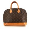 Louis Vuitton Alma small model handbag in brown monogram canvas and natural leather - 360 thumbnail