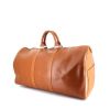 Bolsa de viaje Louis Vuitton Keepall 55 cm en cuero Epi rojizo - 00pp thumbnail