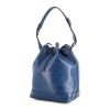Shopping bag Louis Vuitton petit Noé in pelle Epi blu - 00pp thumbnail
