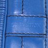 Shopping bag Louis Vuitton petit Noé in pelle Epi blu - Detail D3 thumbnail
