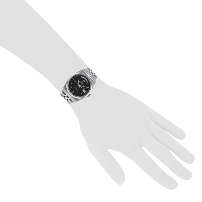 Tudor Prince Date+Day watch in stainless steel Ref:  76200 Circa  2012 - Detail D1
