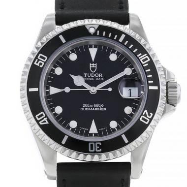 Montre Tudor Prince Date Submariner en acier Ref :  79190 Vers  1995