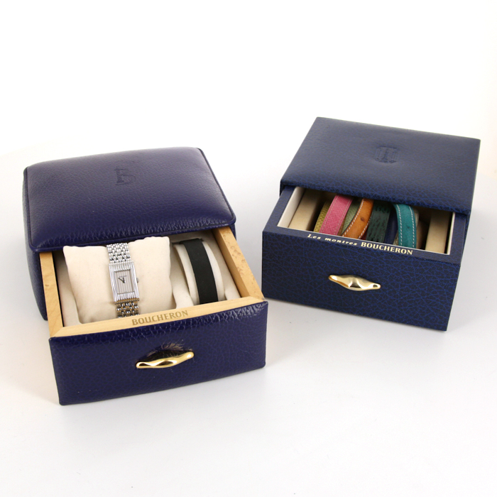 Orologio Boucheron Reflet  modello piccolo in acciaio Circa  2000