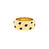 Cartier Panthère ring in yellow gold and enamel - 00pp thumbnail