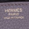 Sac à main Hermes Birkin 30 cm en cuir togo gris étain - Detail D3 thumbnail