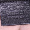 Borsa a tracolla Gucci GG Marmont in pelle trapuntata nera decorazione con perle nere - Detail D4 thumbnail