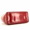 Bolso de mano Dior Lady Dior modelo mediano en charol rojo - Detail D4 thumbnail