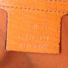 Gucci shopping bag in orange leather - Detail D3 thumbnail