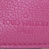 Borsa a tracolla Louis Vuitton Pallas in tela monogram marrone e pelle fucsia - Detail D4 thumbnail