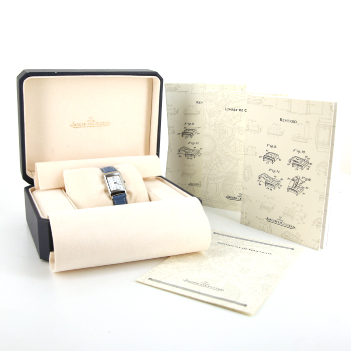 Jaeger-LeCoultre Reverso Lady watch in stainless steel Ref:  260.8.08 Circa  1998 - Detail D3