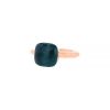 Pomellato Nudo Classic ring in pink gold and Blue London topaz - 00pp thumbnail