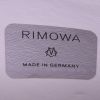 Borsa a tracolla Dior & Rimowa Pochette Personal in alluminio undefined e pelle grigia - Detail D4 thumbnail