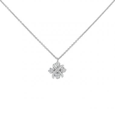 Tiffany & Co Lynn necklace in platinium and diamonds