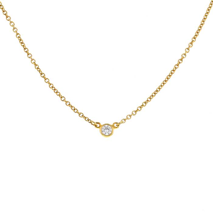 Collier Tiffany & Co Diamonds By The Yard en or jaune et diamant