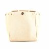 Hermes Herbag backpack in beige canvas and natural Hunter cowhide - Detail D5 thumbnail