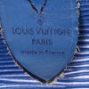 Borsa da viaggio Louis Vuitton Keepall 55 cm in pelle Epi blu - Detail D3 thumbnail