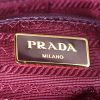 Prada Lux Tote shopping bag in burgundy leather saffiano - Detail D3 thumbnail