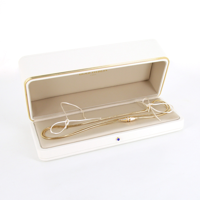 Collar Boucheron Jack de Boucheron, Trois Tours en oro amarillo y diamantes - Detail D2